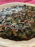 Tortilla de hojas y tallos de Remolachas