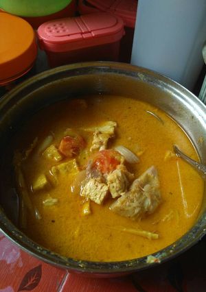 Foto resep Sayur kari nangka tahu tempe.