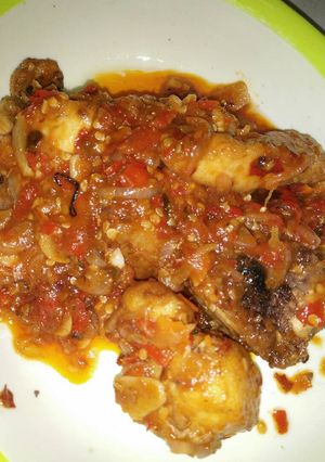 Foto resep Ayam pedas
