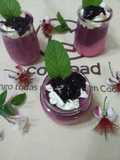 Panna cotta de amoras