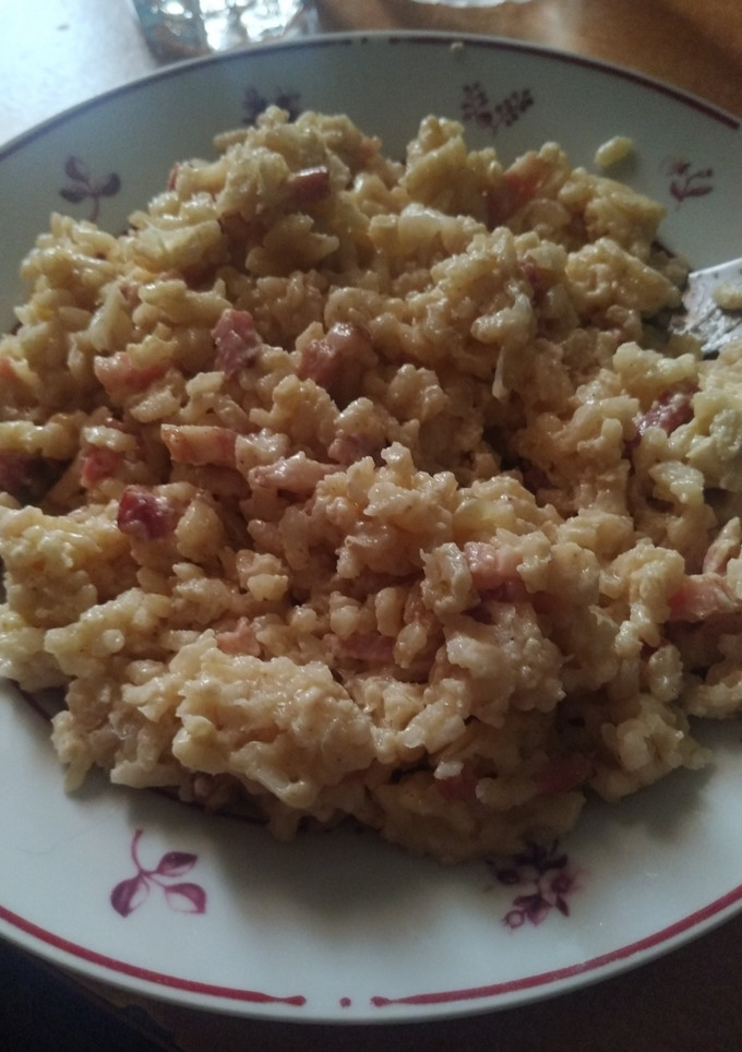 Una foto de Risotto de queso