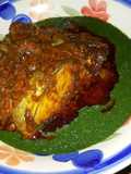 Ewedu and fish stew