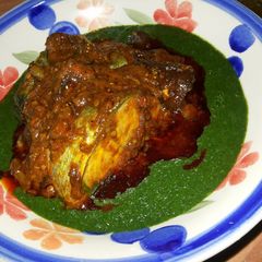 A picture of Ewedu and fish stew.
