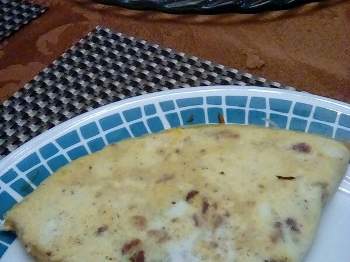 Easy Way Prepare Bacon Stuffed Omelette the So Delicious Delicious
