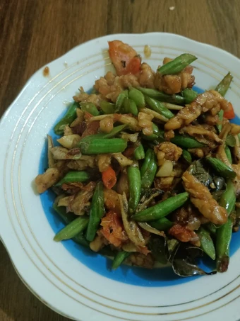 Cara Gampang Menyiapkan Resep Oseng buncis tempe teri yang Lezat Anti Ribet, Lezat Sekali