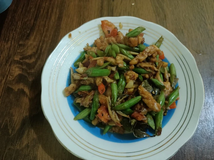 Cara Gampang Menyiapkan Resep Oseng buncis tempe teri yang Lezat Anti Ribet, Lezat Sekali
