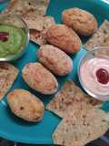 Stuffed Bateta Poha Rolls