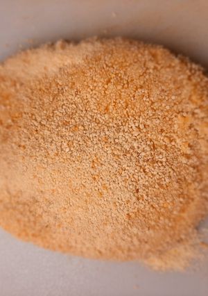 Una foto de Medallones de garbanzos, quinoa y zapallo