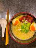 Ramen jepang with bacon super mudah (non halal)