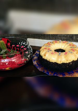 عکسی از دستور کیک کاراملی یا فلن کیک
