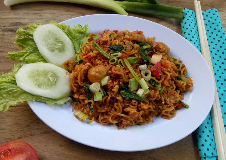 Resep Mie Tek tek Bakso Pedas, Bikin Ngiler