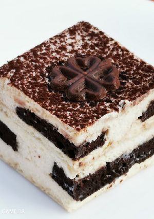Dia-Wellness szénhidrát csökkentett, cukormentes tiramisu kocka recept fotója