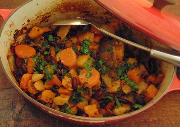 Roasted Root Vegetables with Kale