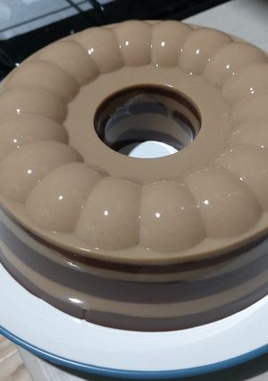 Foto resep Puding lapis chocolate cappuccino