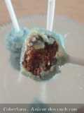 Pop cakes con cobertura azucarada