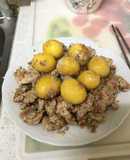 Trứng non xào tỏi