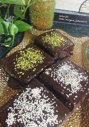 عکسی از دستور کیک شکلاتی با رویه گاناش
