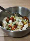 Ensalada del día: con atún y queso feta