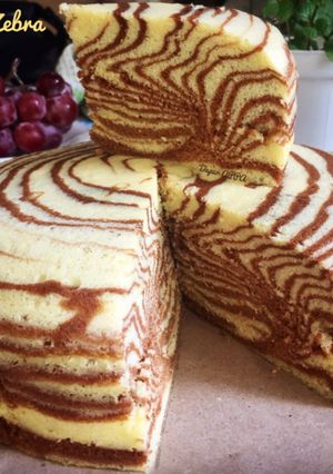 Foto resep Bolu Zebra