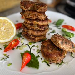 A picture of Tuna fish kebab.