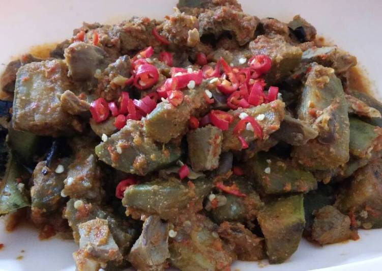 Balado Terong dan Ati Ampela