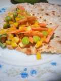 Oatmeal Flatbread with Asian Style Salad