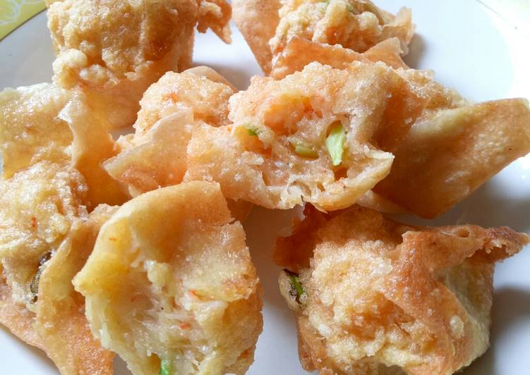 Siomay goreng udang