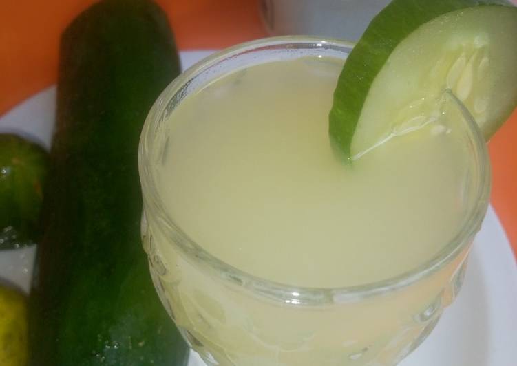 Recipe of Quick Cucumber Ginger lemonade