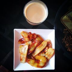 A picture of Caramelized banana.