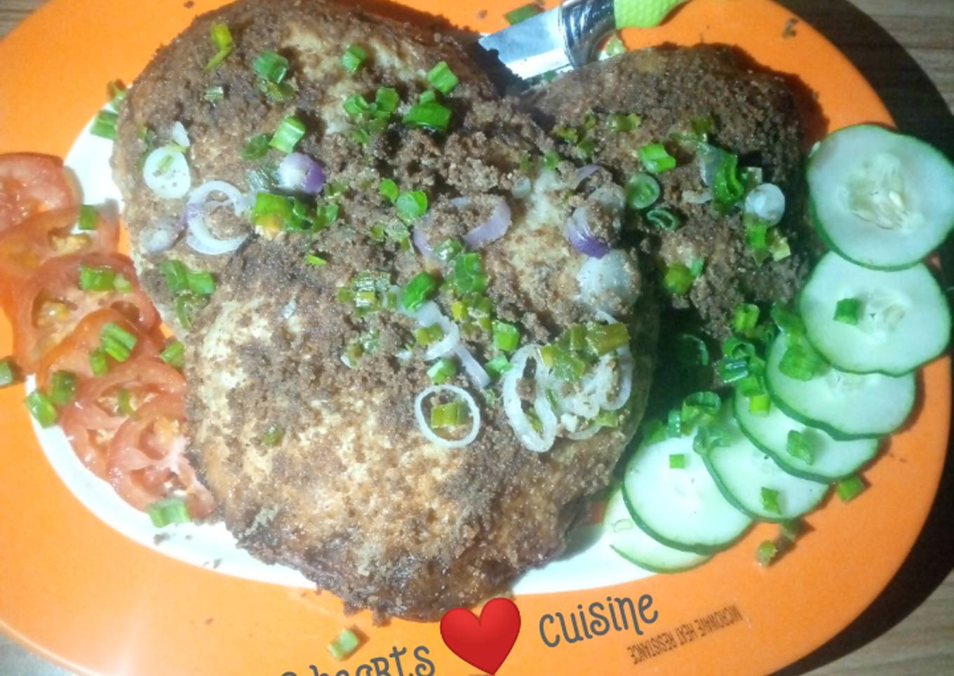 Hausa traditional pizza(bandashe)