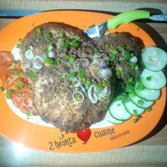 A picture of Hausa traditional pizza(bandashe).