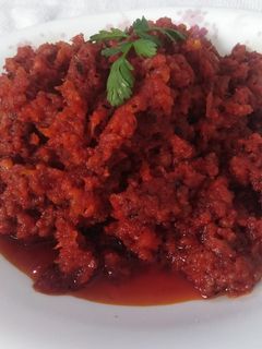 عکسی از دستور سس گوشت