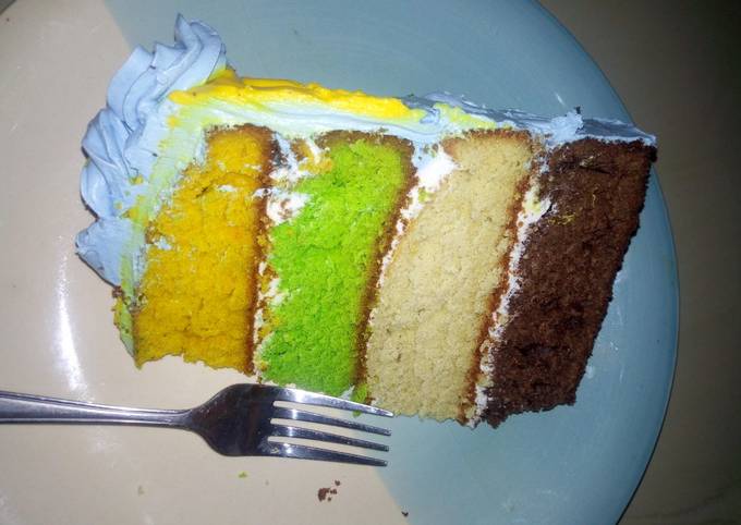 Eggless sponge cake recipe (soft, spongy cake) - Swasthi's Recipes