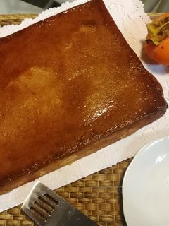 Una foto de Flan de caqui 🌱vegetariana