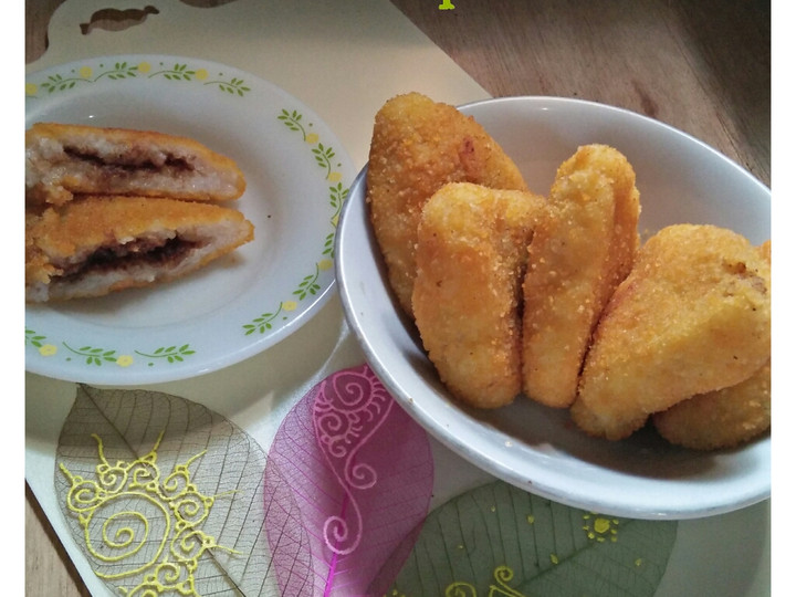 Anti Ribet, Bikin *lemper goreng isi abon sapi* Yang Sempurna