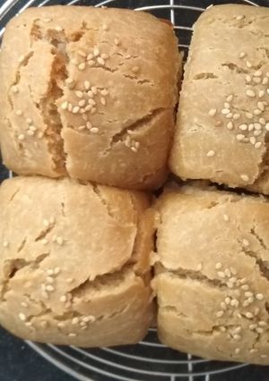 A picture of Pav Buns From Wheat Flour No Yeast, No Oven.