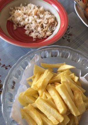Una foto de Papas fritas