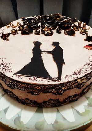 A picture of Chocolate Mousse Cake🎂.