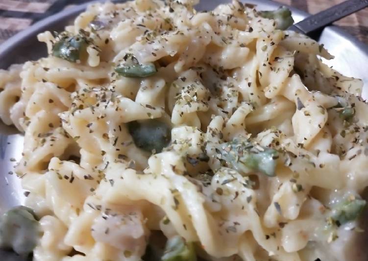 Steps to Prepare Quick Pasta Nashta