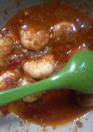 Foto resep Udang bumbu merah