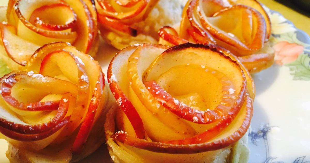 Rose Apple Pie Recipe By Orgil Cookpad