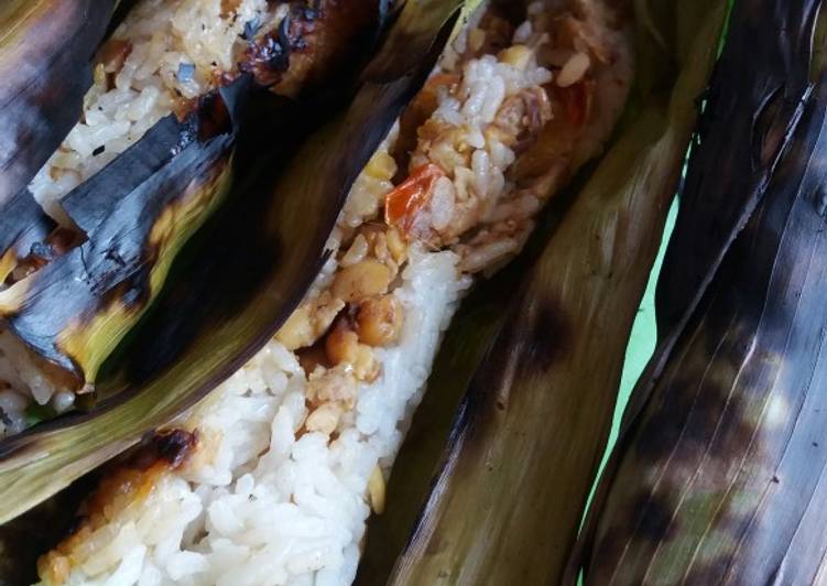 Pepes nasi tempe