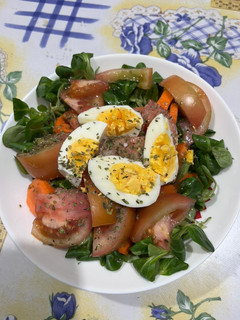 Una foto de Ensalada de canónigos