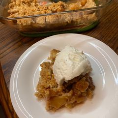 Fall apple crisp A picture of Fall apple crisp.