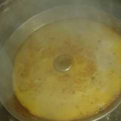 Una foto de Budín de huevo casero