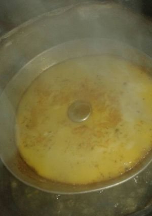 Una foto de Budín de huevo casero