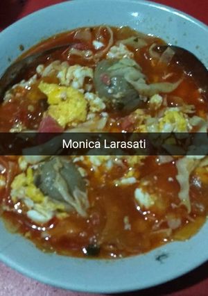 Foto resep Seblak telor bakso