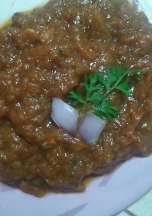 A picture of Pav bhaji.