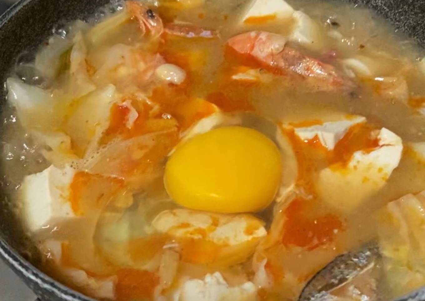 Sundubu Jjigae (Sup Tahu Pedas ala Korea)
