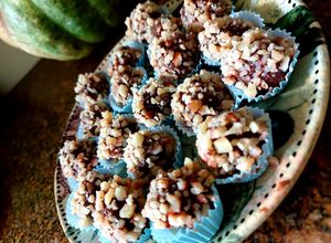 Foto de Brigadeiro de pinhão com licor de laranja e canela